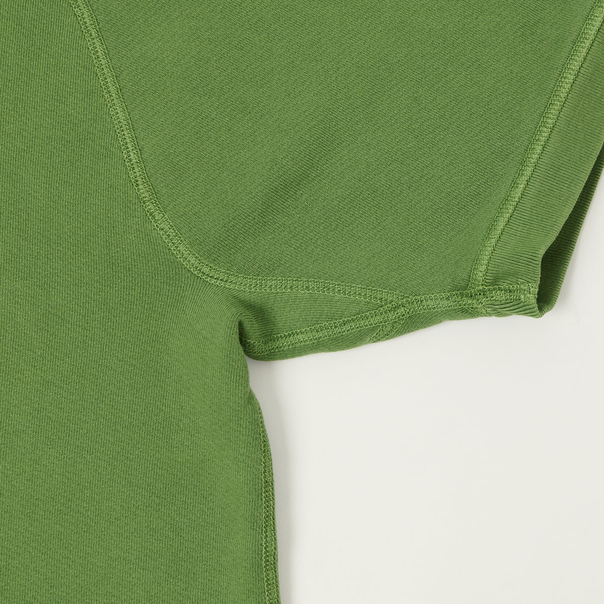 Velva Sheen Short Freedom Sleeve Sweat - Grass Green