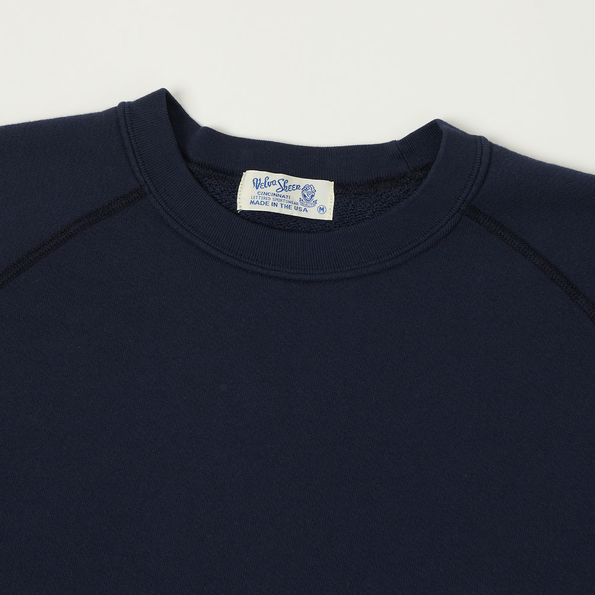 Velva Sheen Short Freedom Sleeve Sweat - Navy