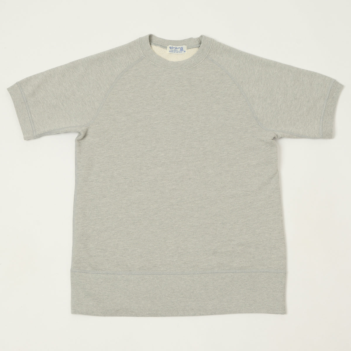 Velva Sheen Short Freedom Sleeve Sweat - Heather Grey