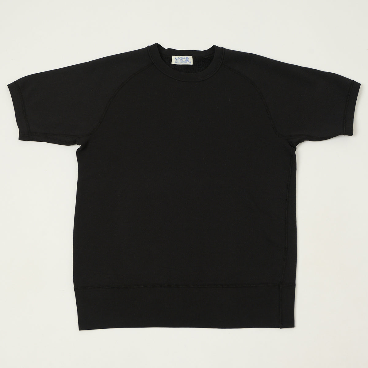 Velva Sheen Short Freedom Sleeve Sweat - Black