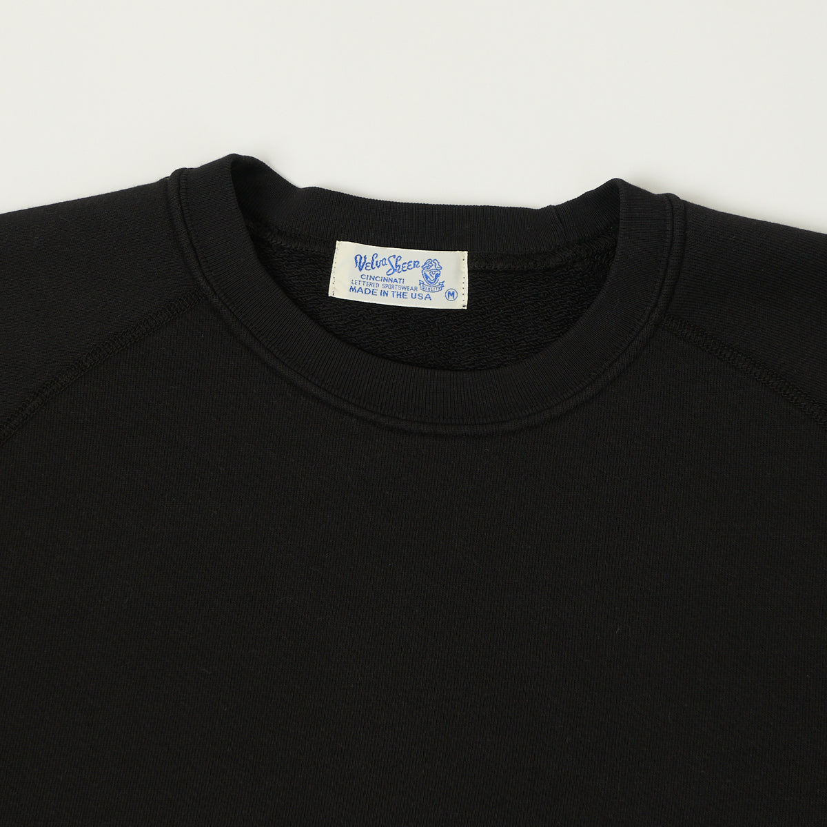 Velva Sheen Short Freedom Sleeve Sweat - Black