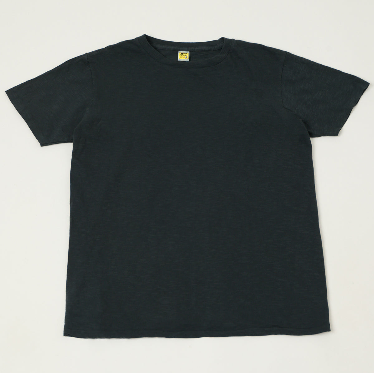 Velva Sheen Rolled Crew Neck T-Shirt - Black