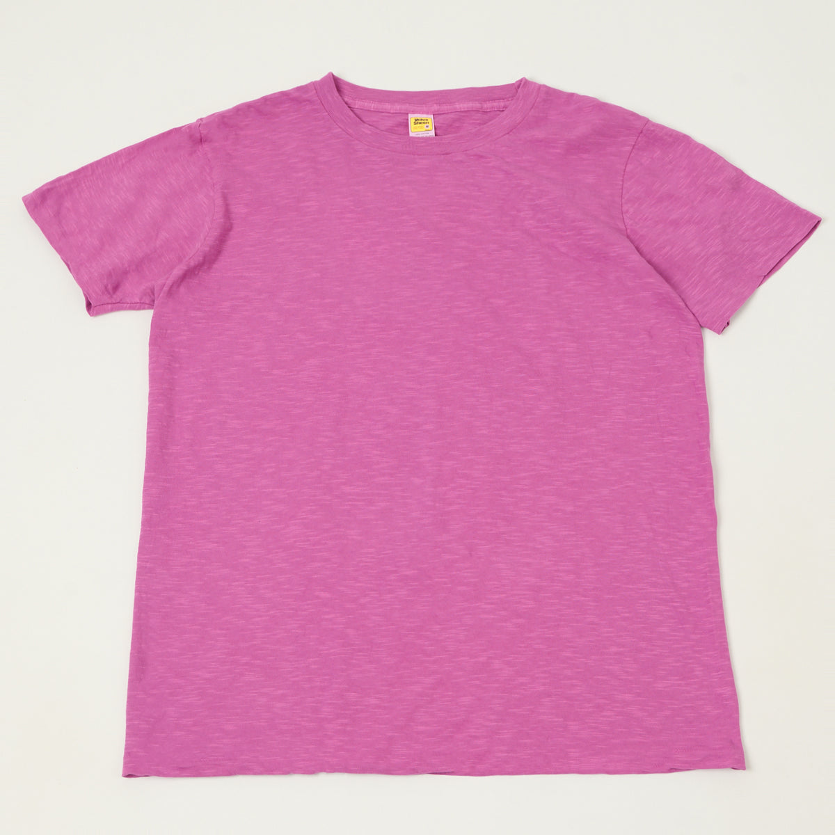 Velva Sheen Rolled Crew Neck T-Shirt - Purple