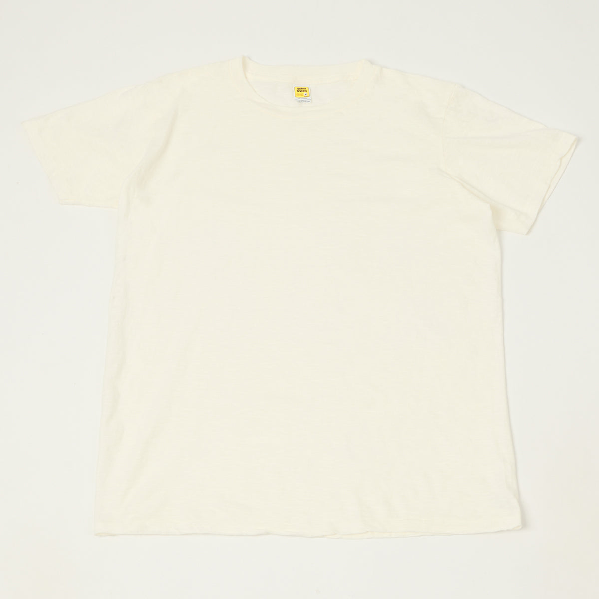 Velva Sheen Rolled Crew Neck T-Shirt - White