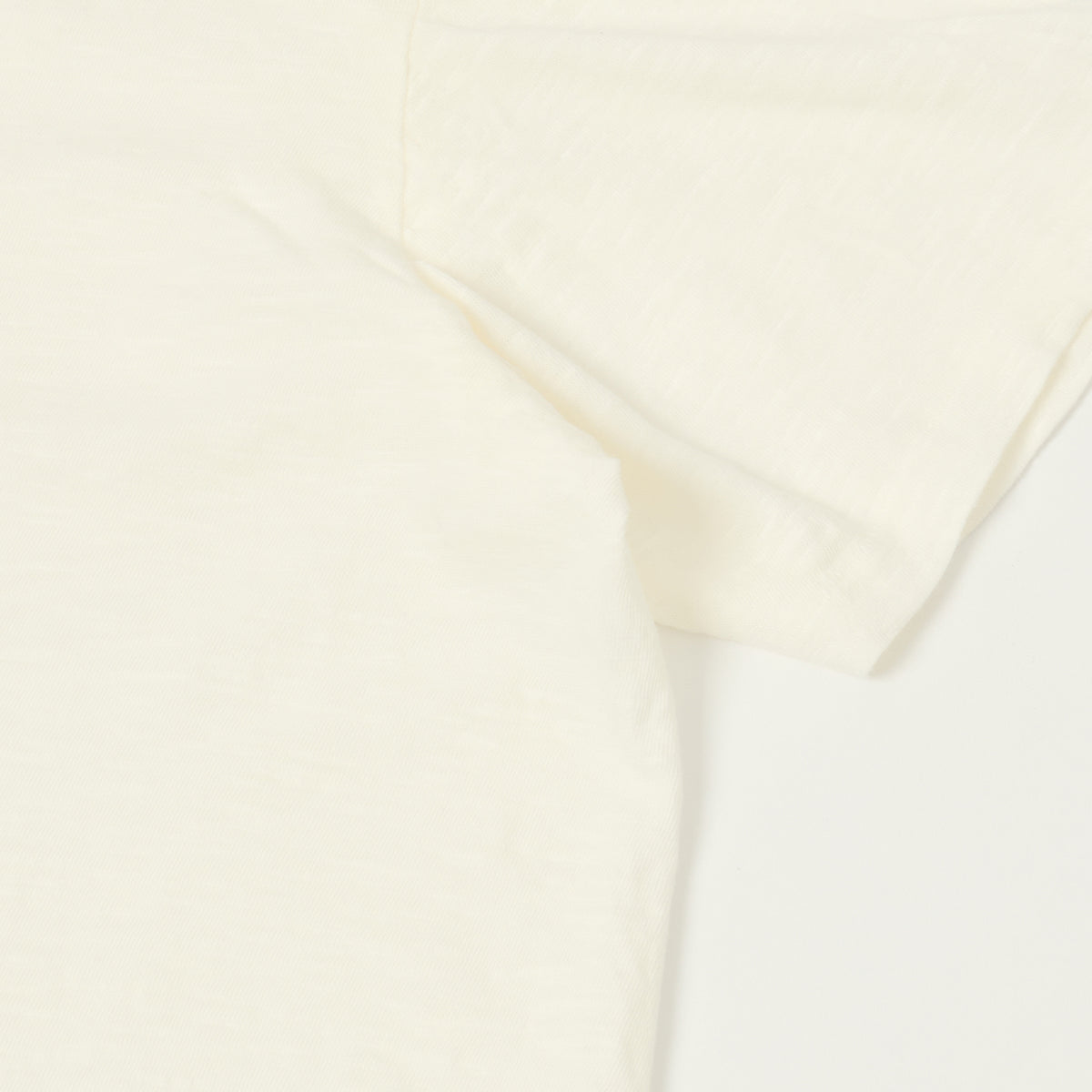 Velva Sheen Rolled Crew Neck T-Shirt - White