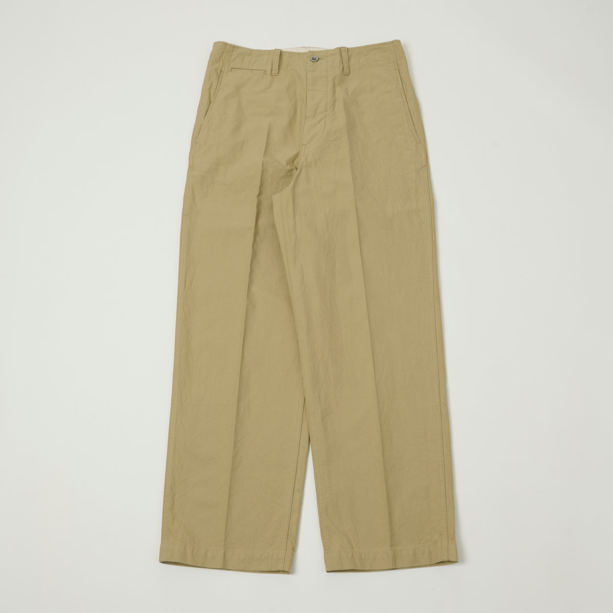 visvim 'Broader' High Density Twill Chino - Beige