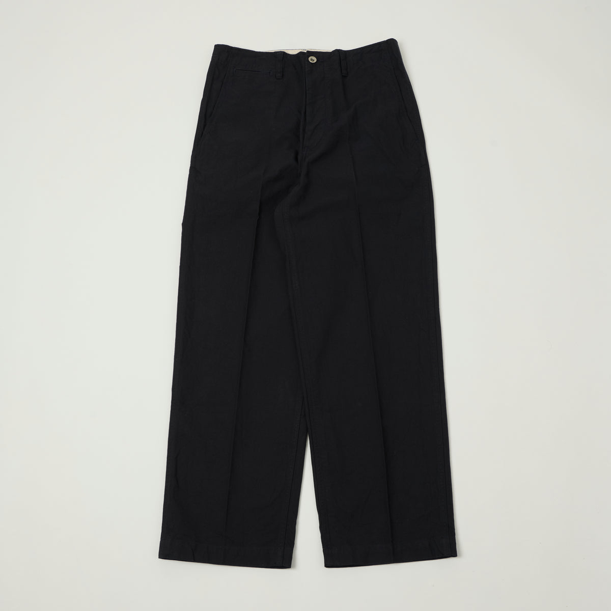 visvim 'Broader' High Density Twill Chino - Navy
