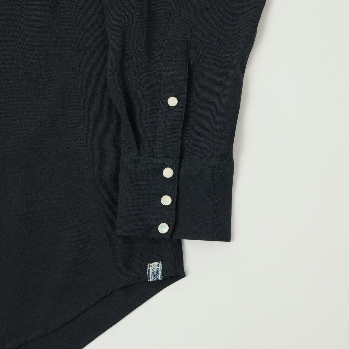 visvim 'Four Corners' Embroidered Rayon Western Shirt - Black