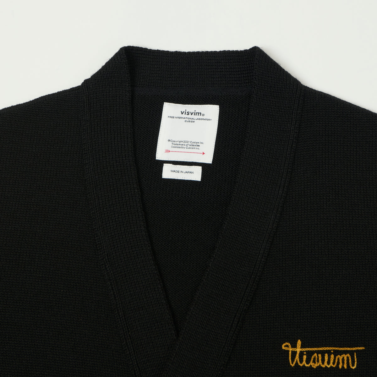 visvim 'Selmer' Button Up Cardigan - Black