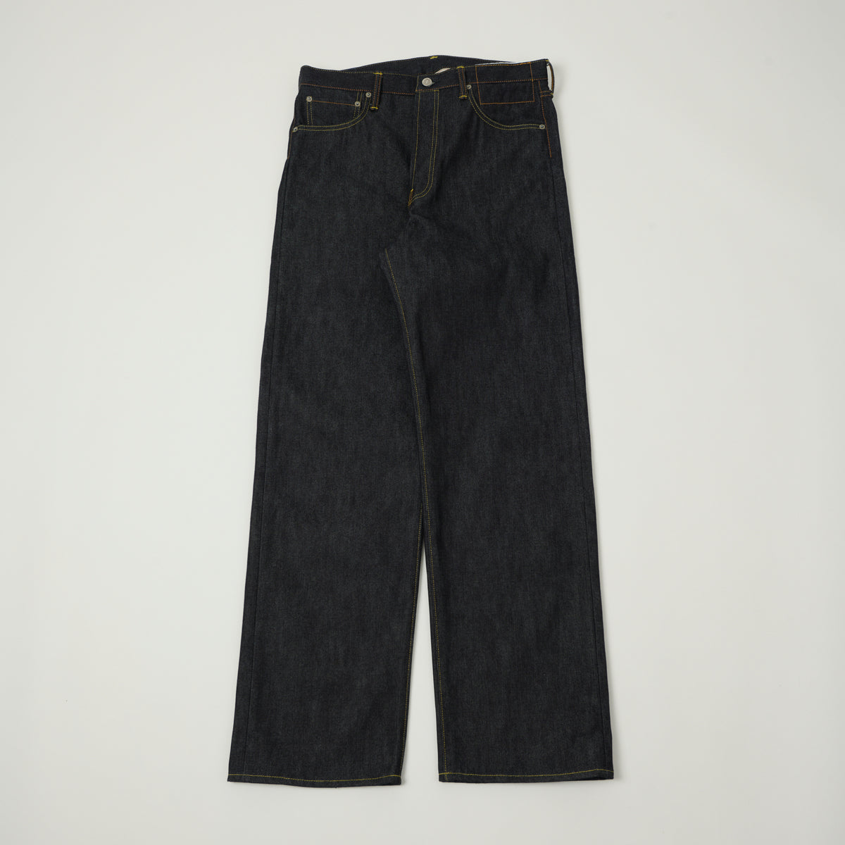 visvim 13oz 'Social Sculpture 01' Wide Straight Jean - Unwashed