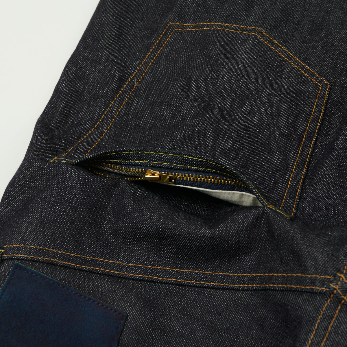 visvim 13oz 'Social Sculpture 01' Wide Straight Jean - Unwashed