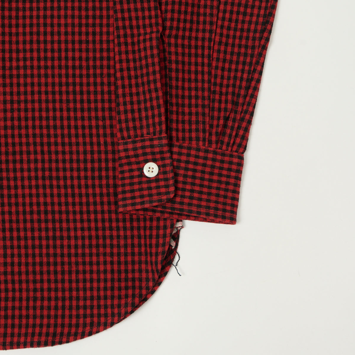 Warehouse & Co 3055 Duck Digger Gingham Work Shirt - Red