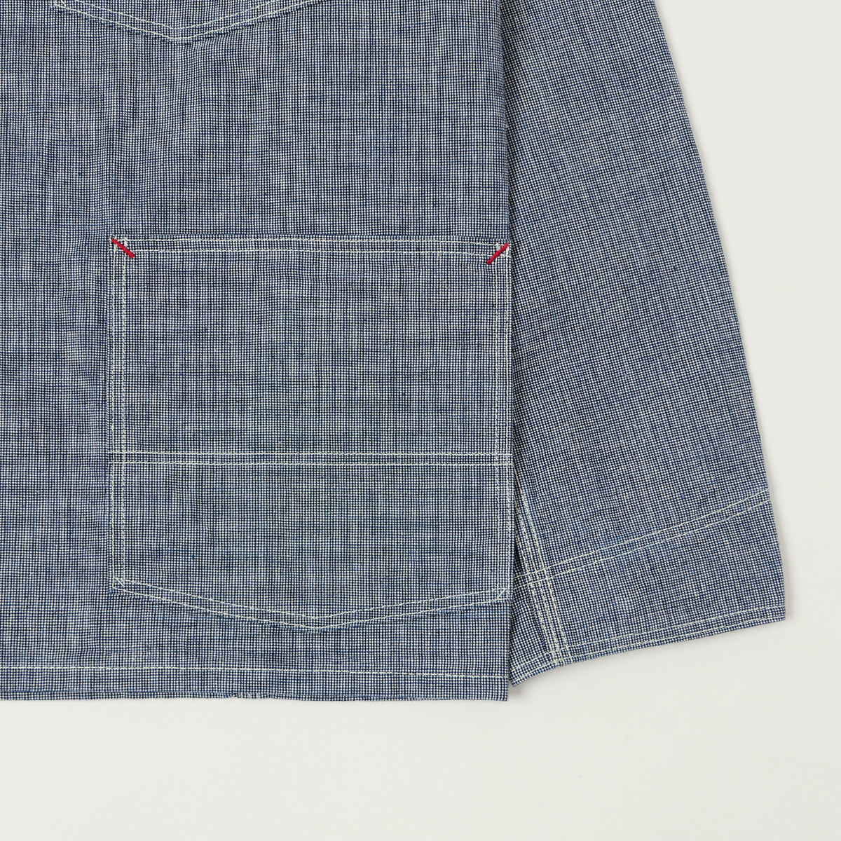 Warehouse & Co 2195 Pincheck Coverall - Indigo