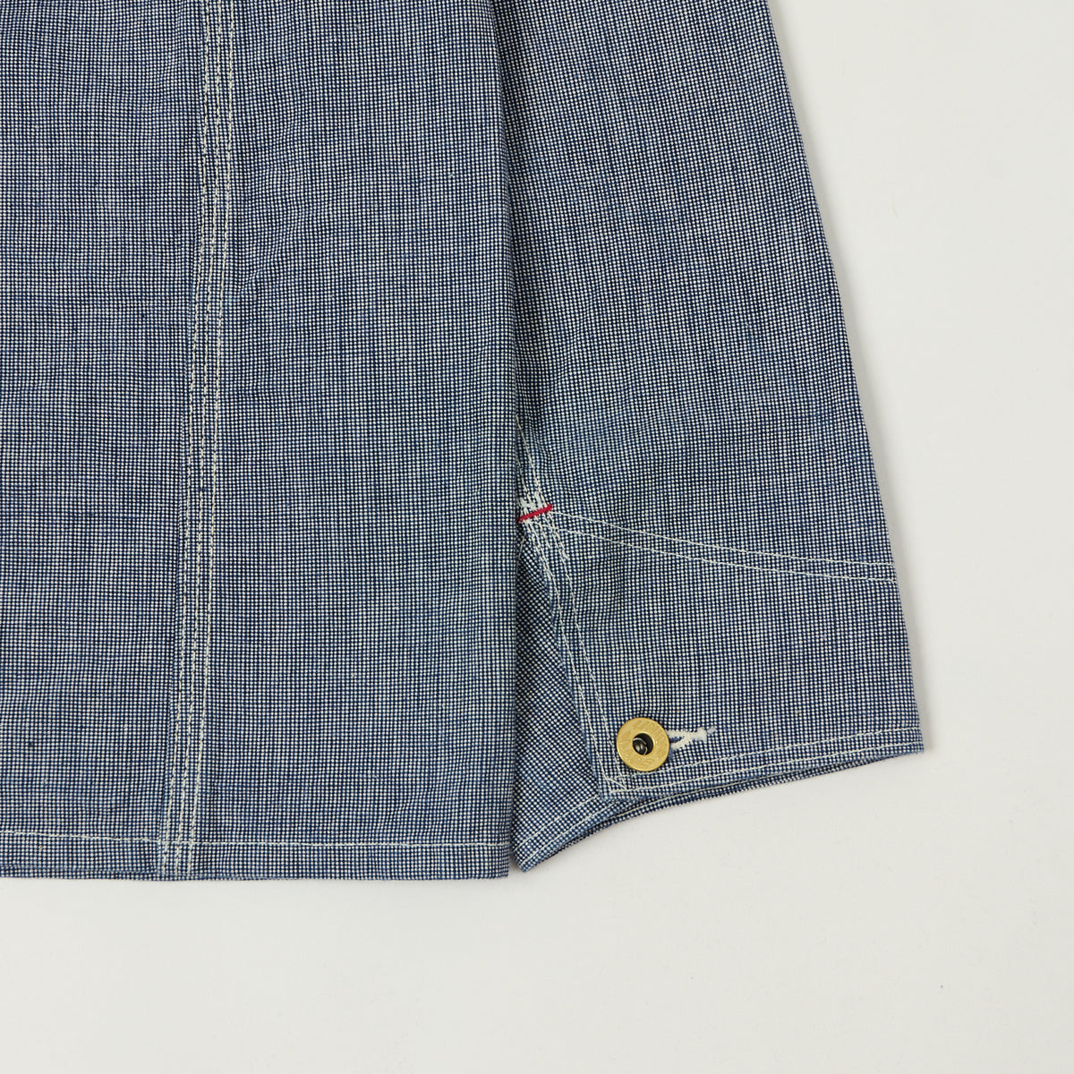 Warehouse & Co 2195 Pincheck Coverall - Indigo