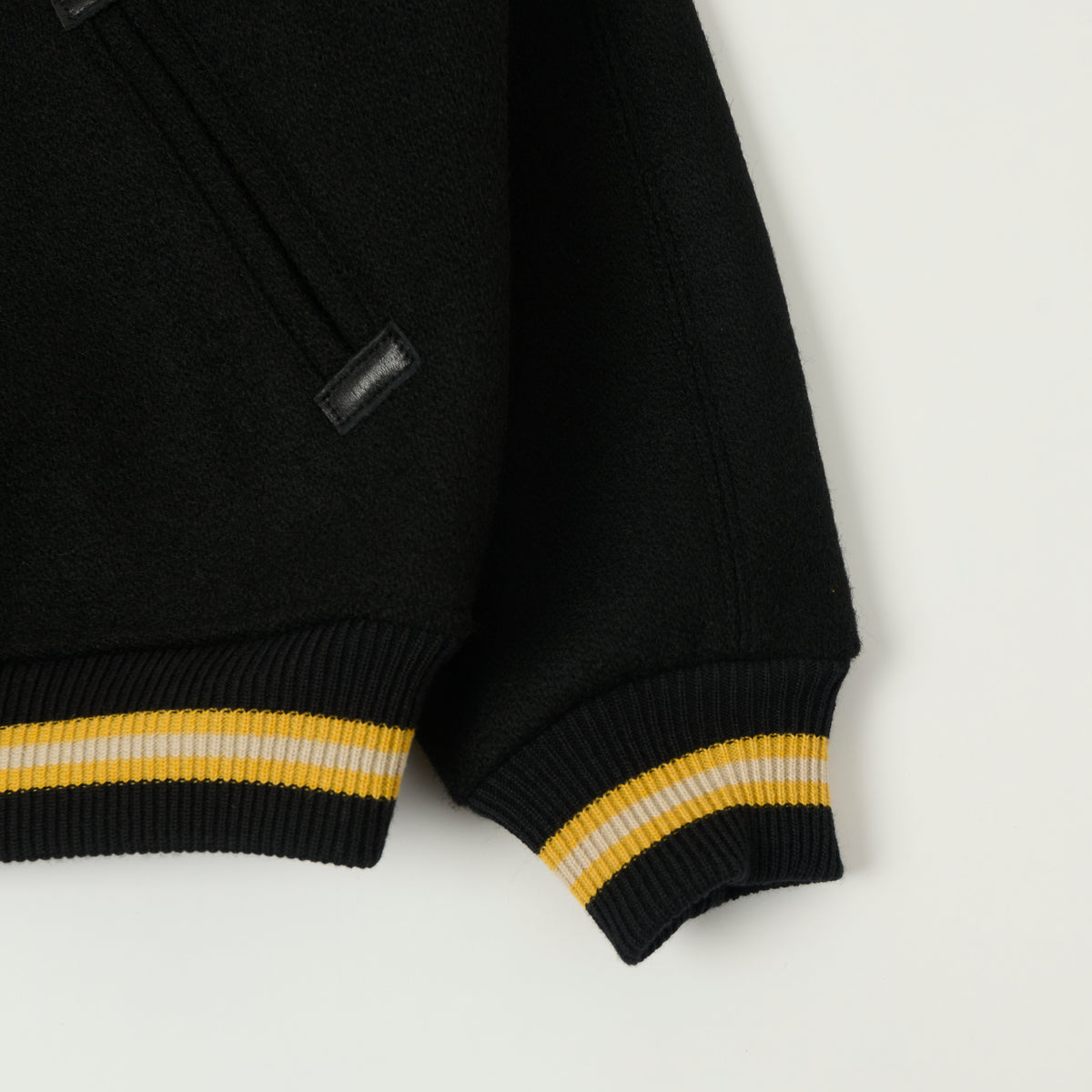 Warehouse & Co 2239 'Bodies' 1950s Army Varsity Jacket - Black