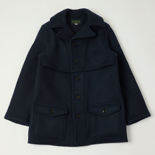 Warehouse & Co 2228 1930'S U.S. Army Wool Mackinaw Coat  -  Dark Navy