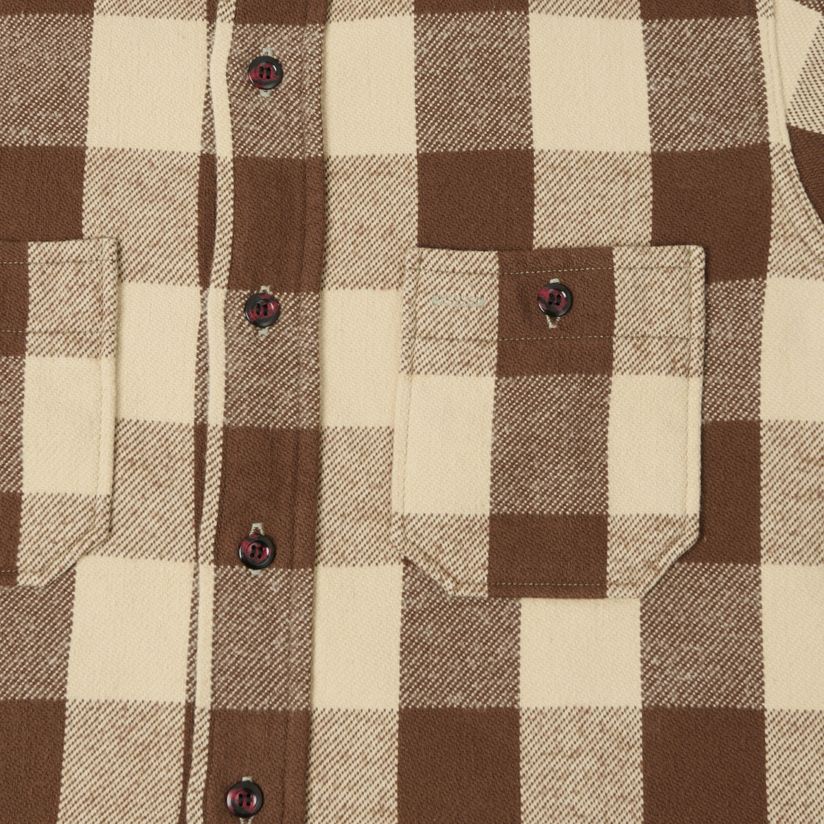 Warehouse & Co 3104 Buffalo Check Flannel Shirt - Brown