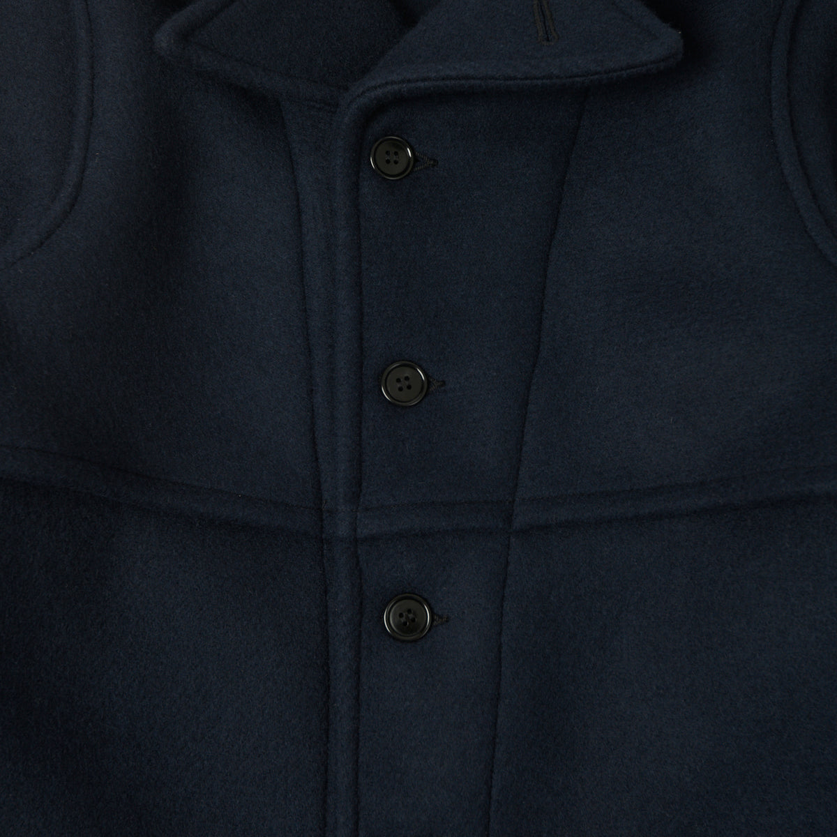 Warehouse & Co 2228 1930'S U.S. Army Wool Mackinaw Coat  -  Dark Navy