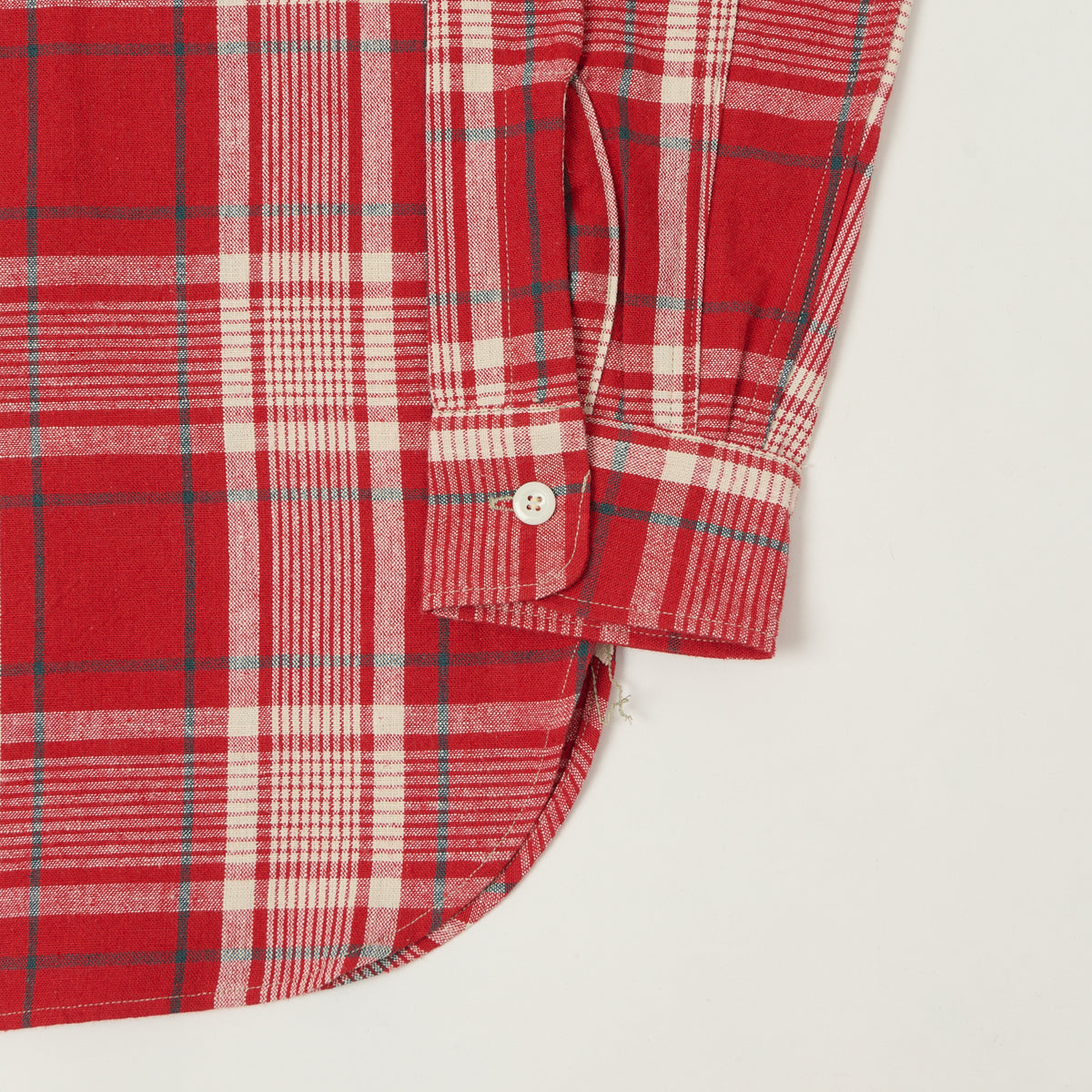 Warehouse & Co 3055 Duck Digger Plaid Work Shirt - Red