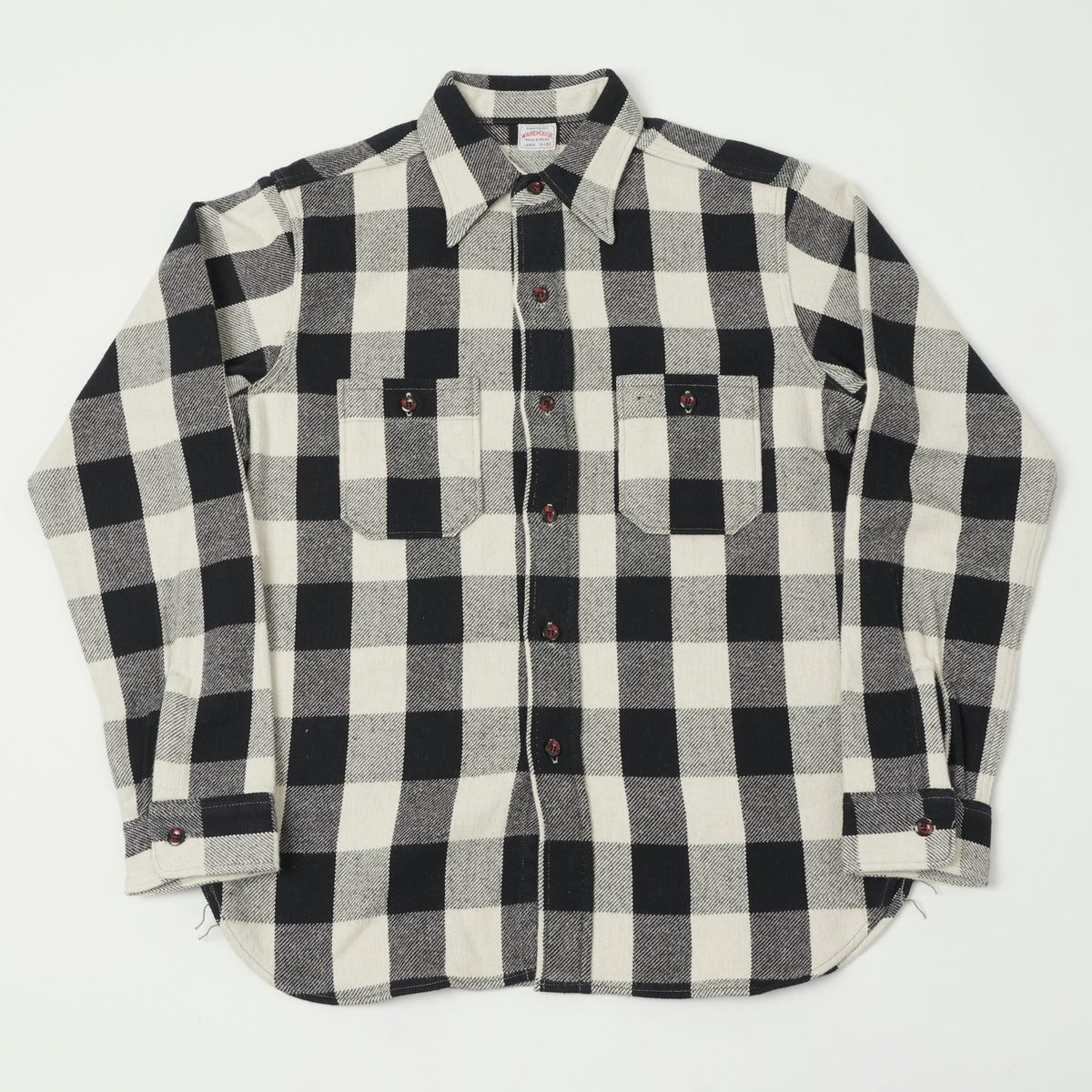 Warehouse & Co 3104 Buffalo Check Flannel Shirt - Black