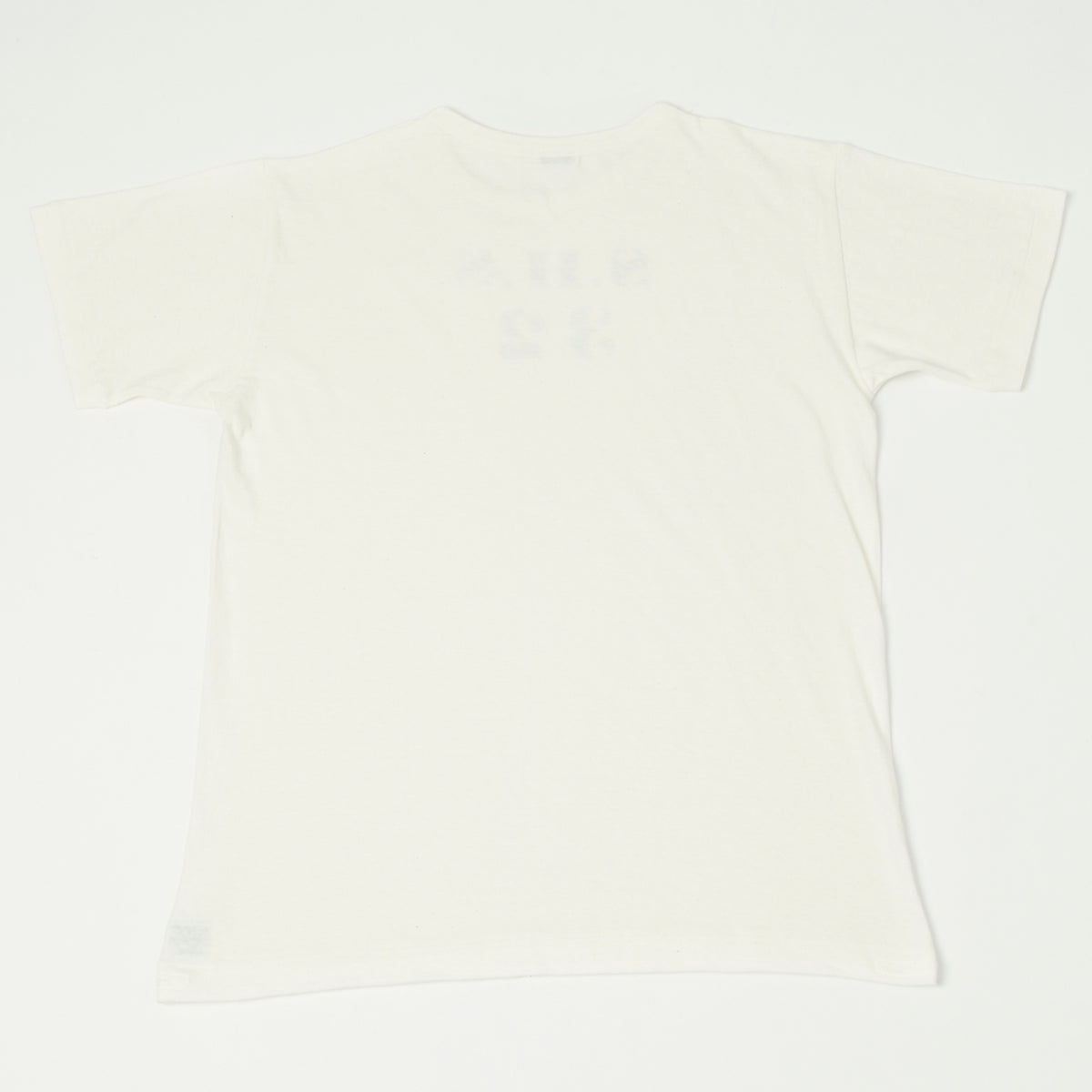 Warehouse & Co 4091 Duck Digger 'SHS' Skivvy T-Shirt - Off White