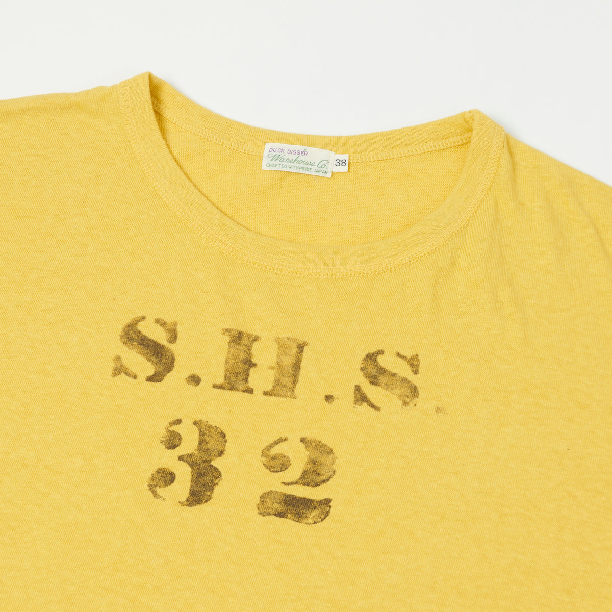 Warehouse & Co 4091 Duck Digger 'SHS' Skivvy T-Shirt - Yellow