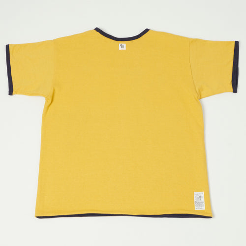 Warehouse & Co 4101 Duck Digger U.S. Navy Reversible T-Shirt - Yellow/Navy