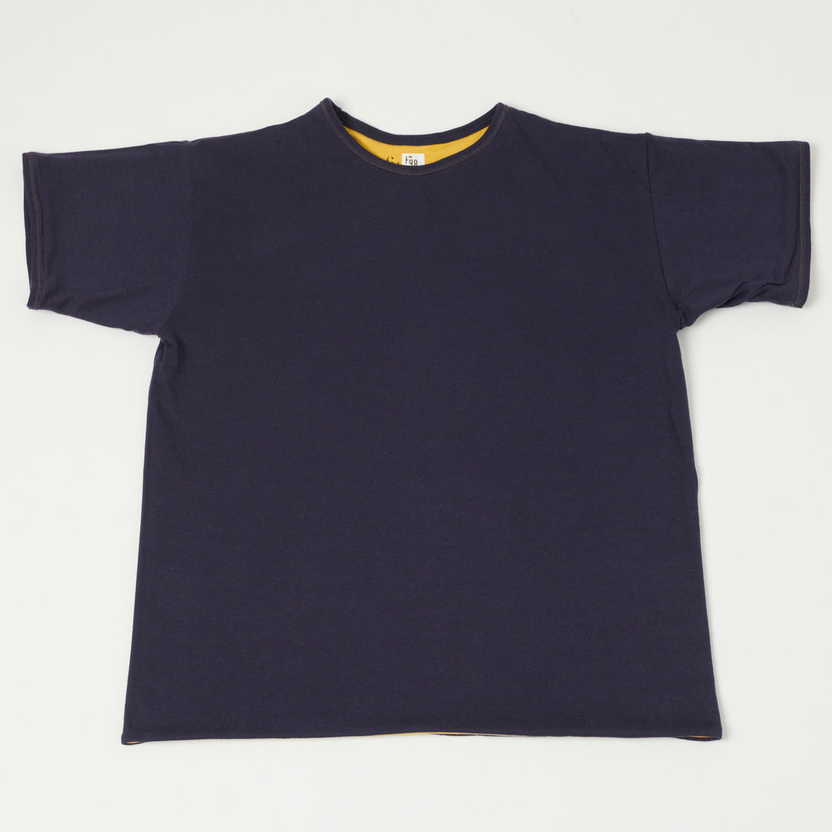 Warehouse & Co 4101 Duck Digger U.S. Navy Reversible T-Shirt - Yellow/Navy
