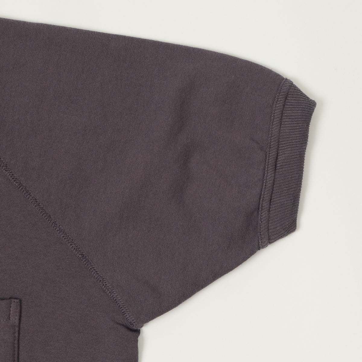 Warehouse & Co 4105 Short Sleeve Pocket Sweatshirt - Navy