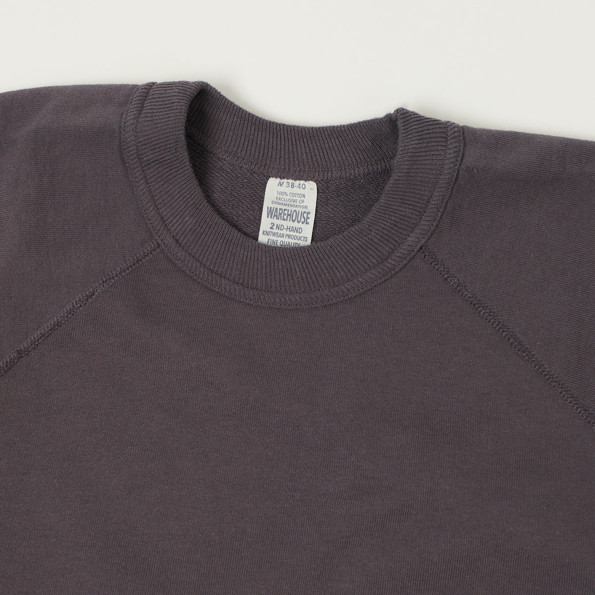 Warehouse & Co 4105 Short Sleeve Pocket Sweatshirt - Navy