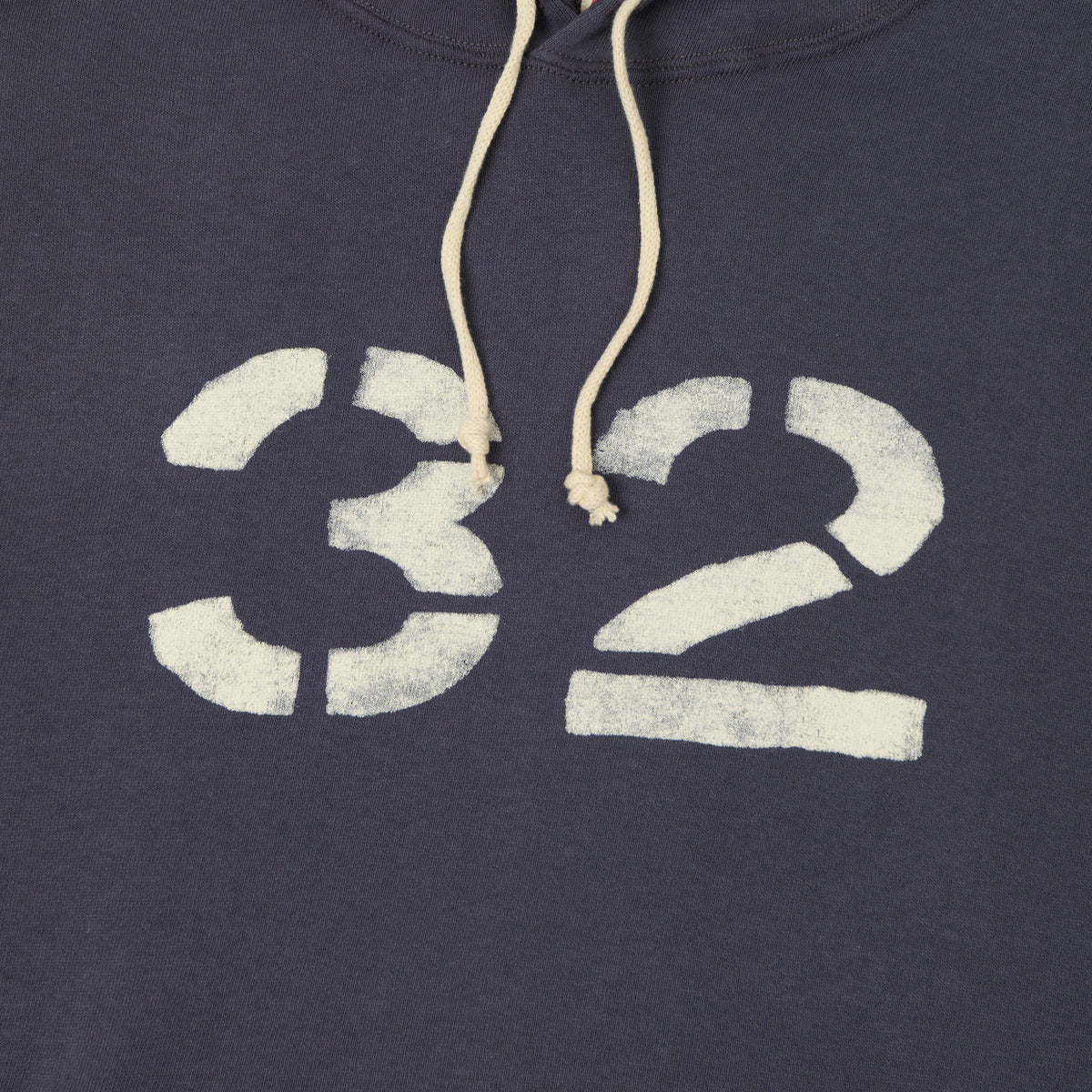 Warehouse & Co 450 'No 32' Two Needle Hooded Sweatshirt - Navy