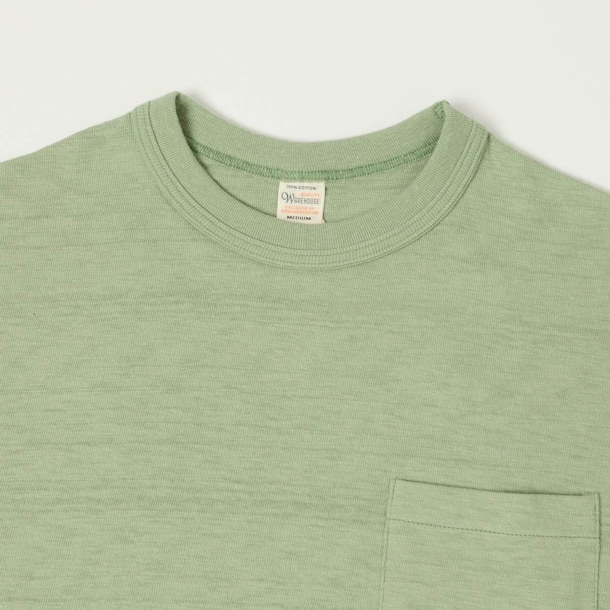 Warehouse & Co 4601 Pocket T-Shirt - Pale Green
