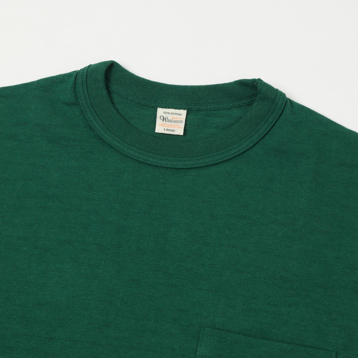 Warehouse & Co 4601 Pocket T-Shirt - Dark Green