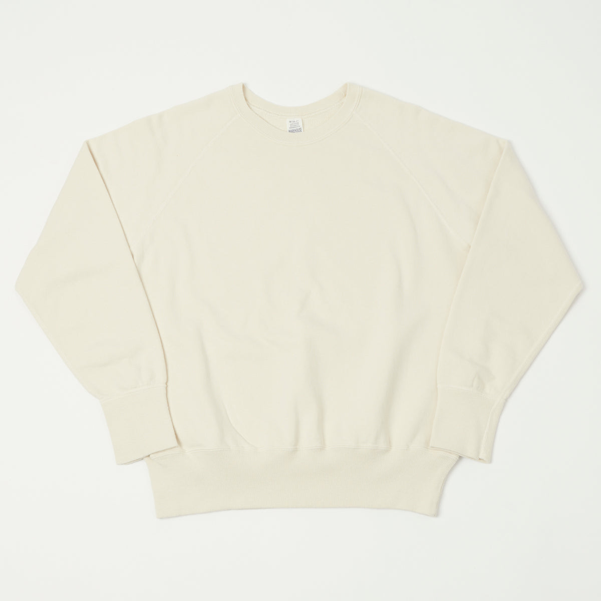 Warehouse & Co 461 Raglan Sleeve Sweatshirt - Cream