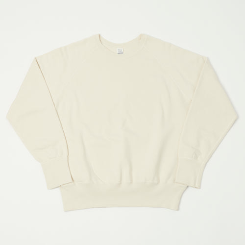 Warehouse & Co 461 Raglan Sleeve Sweatshirt - Cream