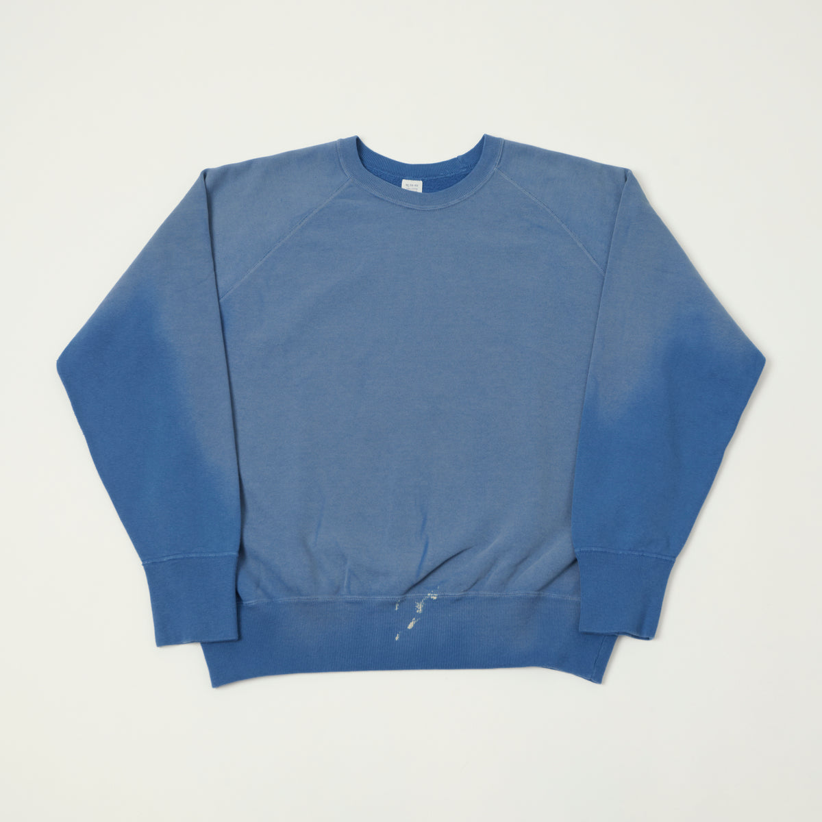 Warehouse & Co 461-U/W 'Sun Burned' Raglan Sleeve Sweatshirt - Blue