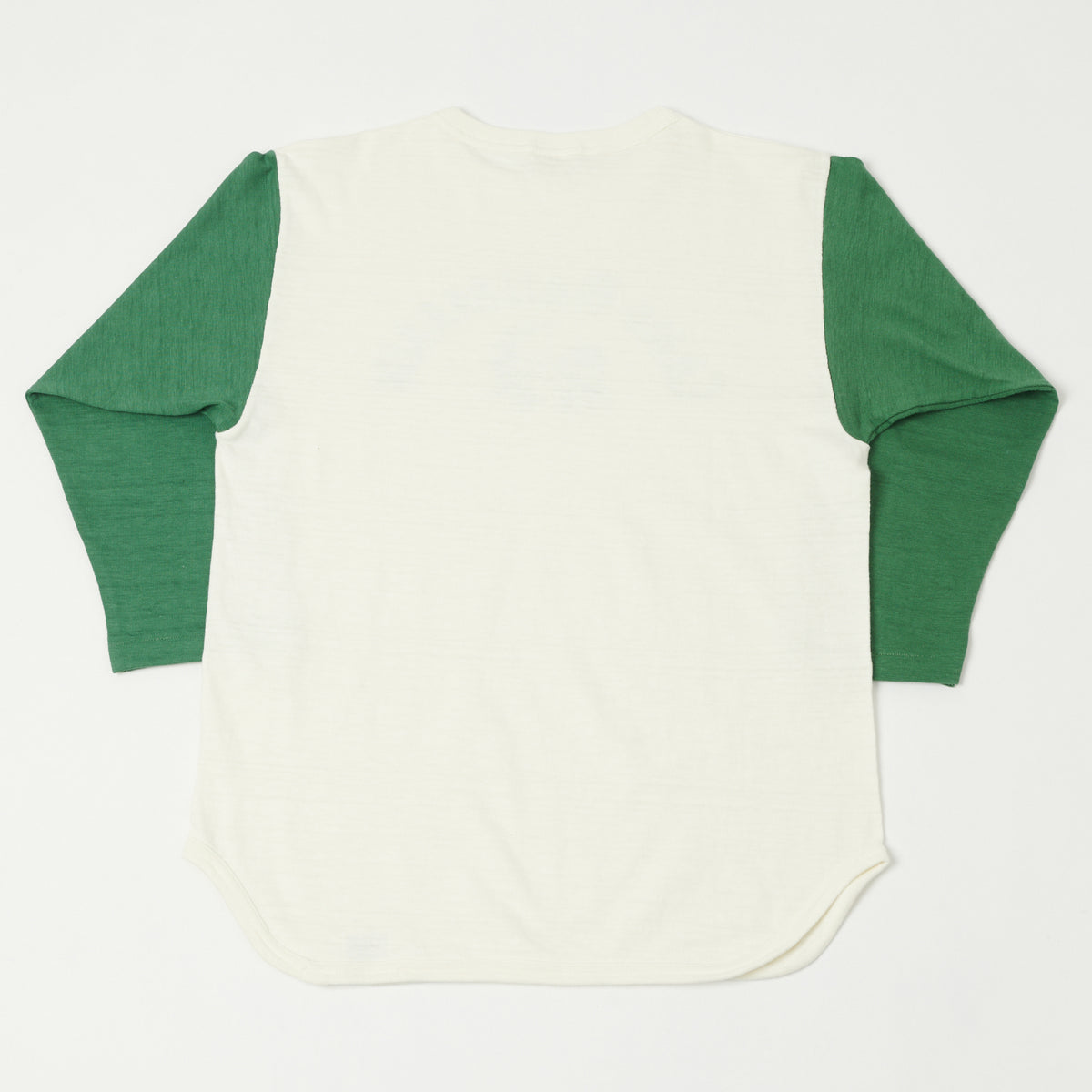 Warehouse & Co 4800 'Camp Baumann' Baseball T-Shirt - Cream/Green