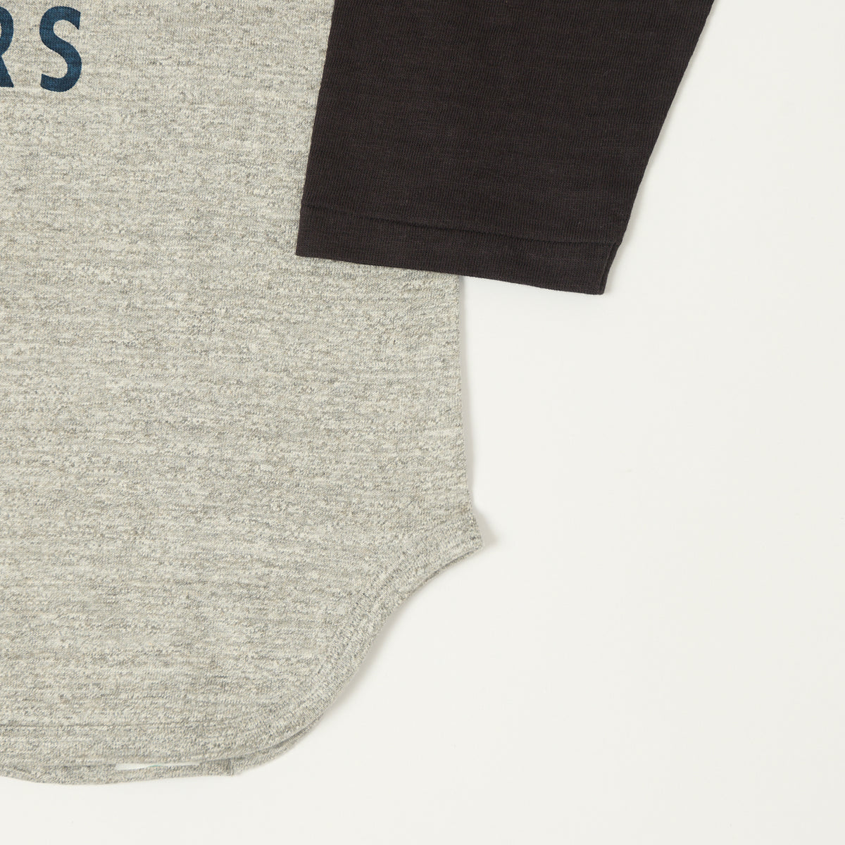 Warehouse & Co 4800 'Fedora Tigers'  Baseball T-Shirt - Heather Grey/Black