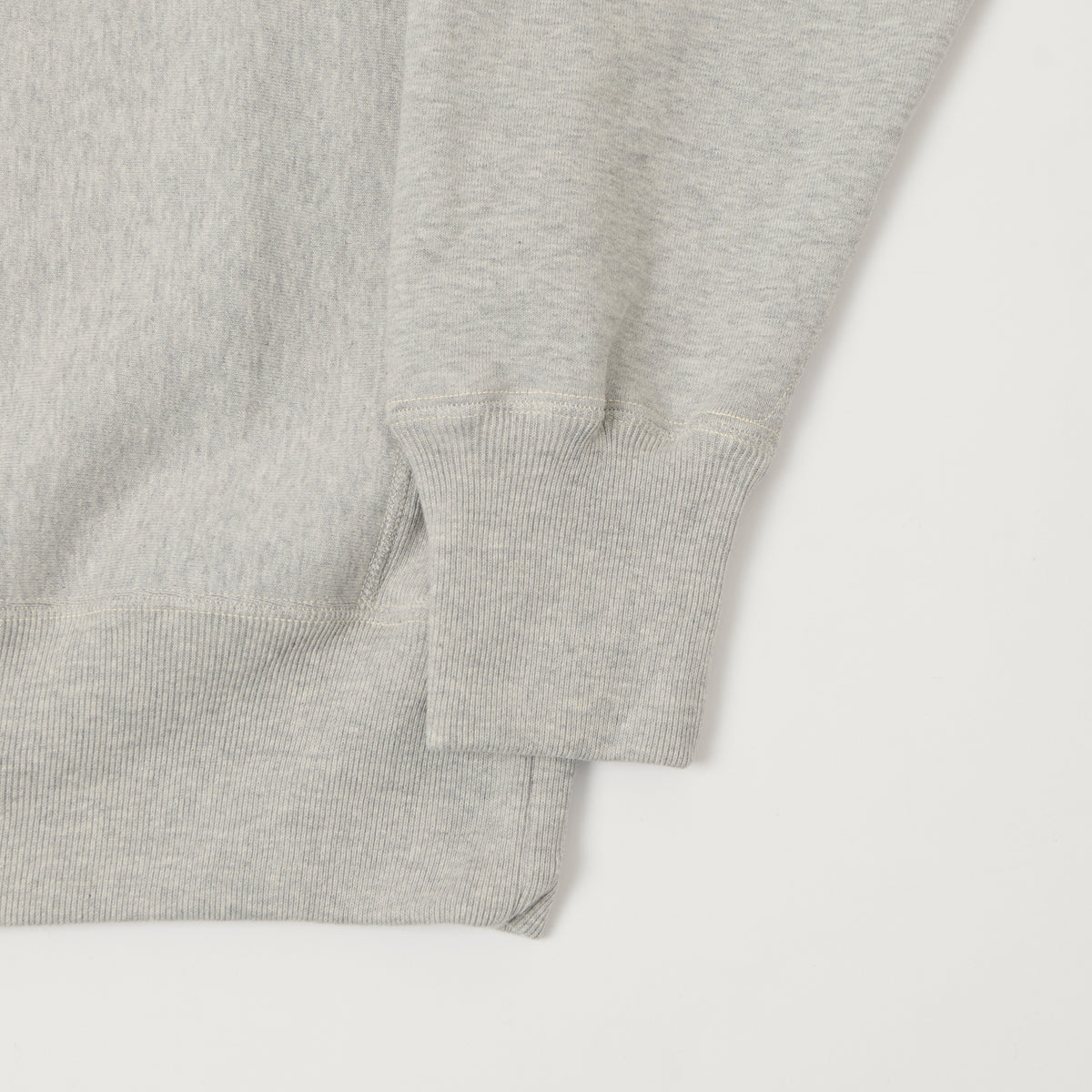 Warehouse & Co 483 'No 40' Reverse Weave Sweatshirt - Heather Grey