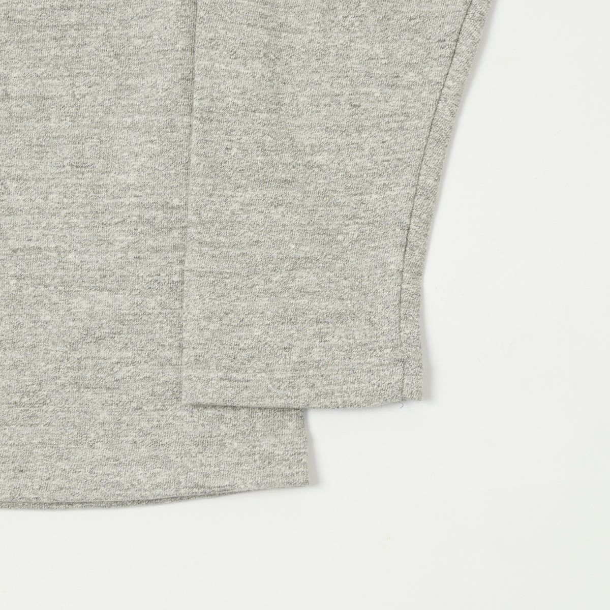 Warehouse & Co 5907 Long Sleeve Henley - Heather Grey