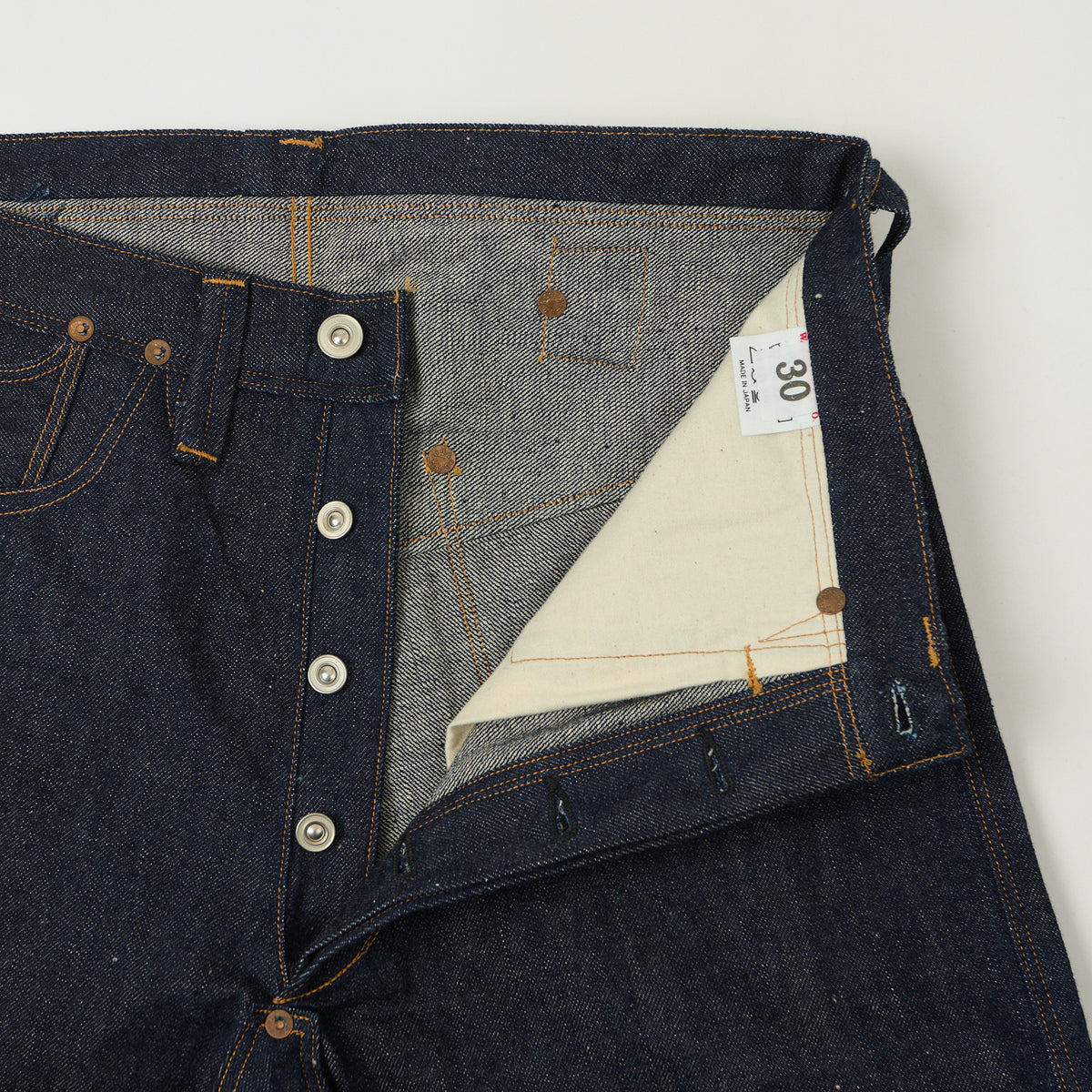 Warehouse & Co 'Brown-Duck & Digger' Regular Straight Jean - Raw