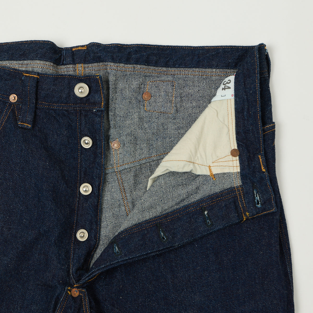 Warehouse & Co 'Brown-Duck & Digger' Regular Straight Jean - Rinsed