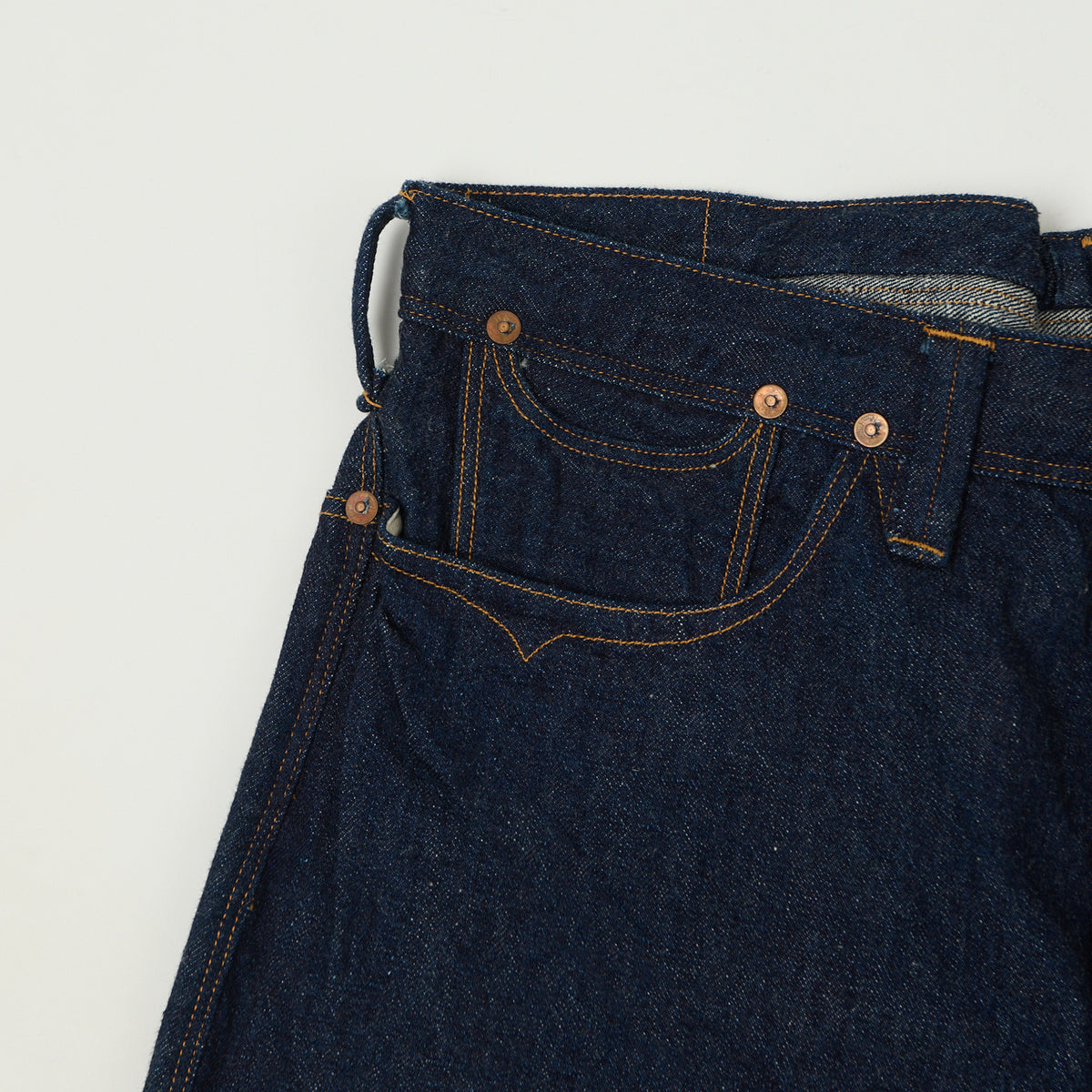 Warehouse & Co 'Brown-Duck & Digger' Regular Straight Jean - Rinsed