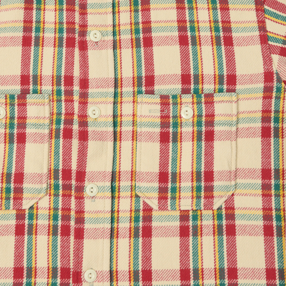 Warehouse & Co 3104 Plaid Flannel Shirt - Red/Yellow