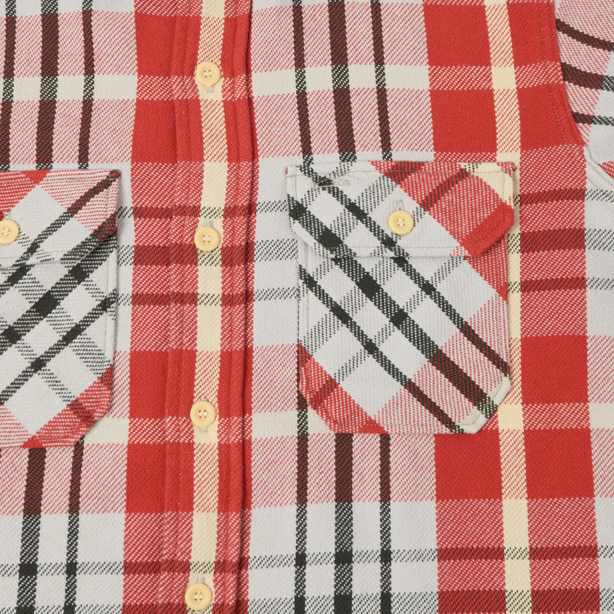 Warehouse & Co 3104 Plaid Flannel Shirt - Red/Black