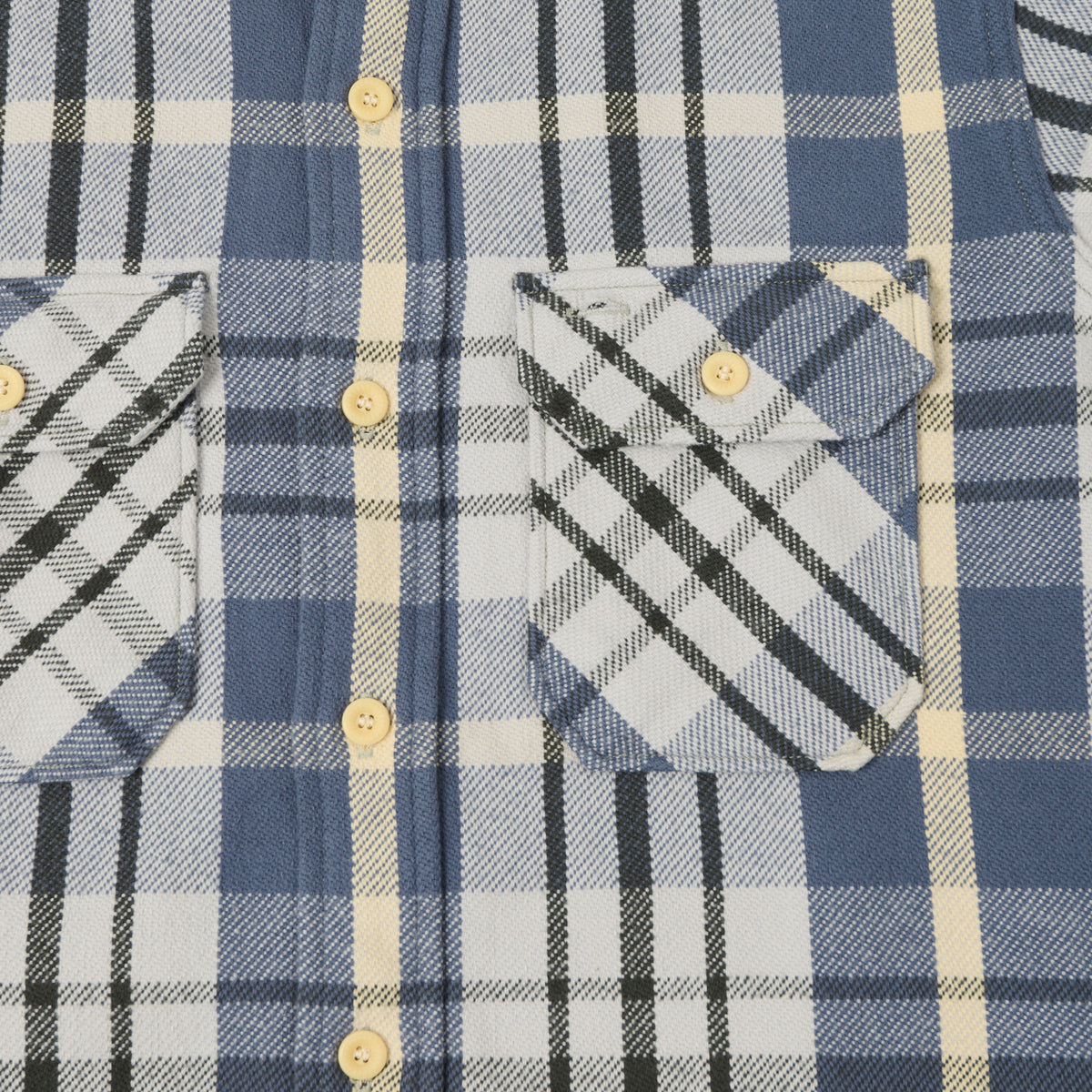 Warehouse & Co 3104 Plaid Flannel Shirt - Blue/Black