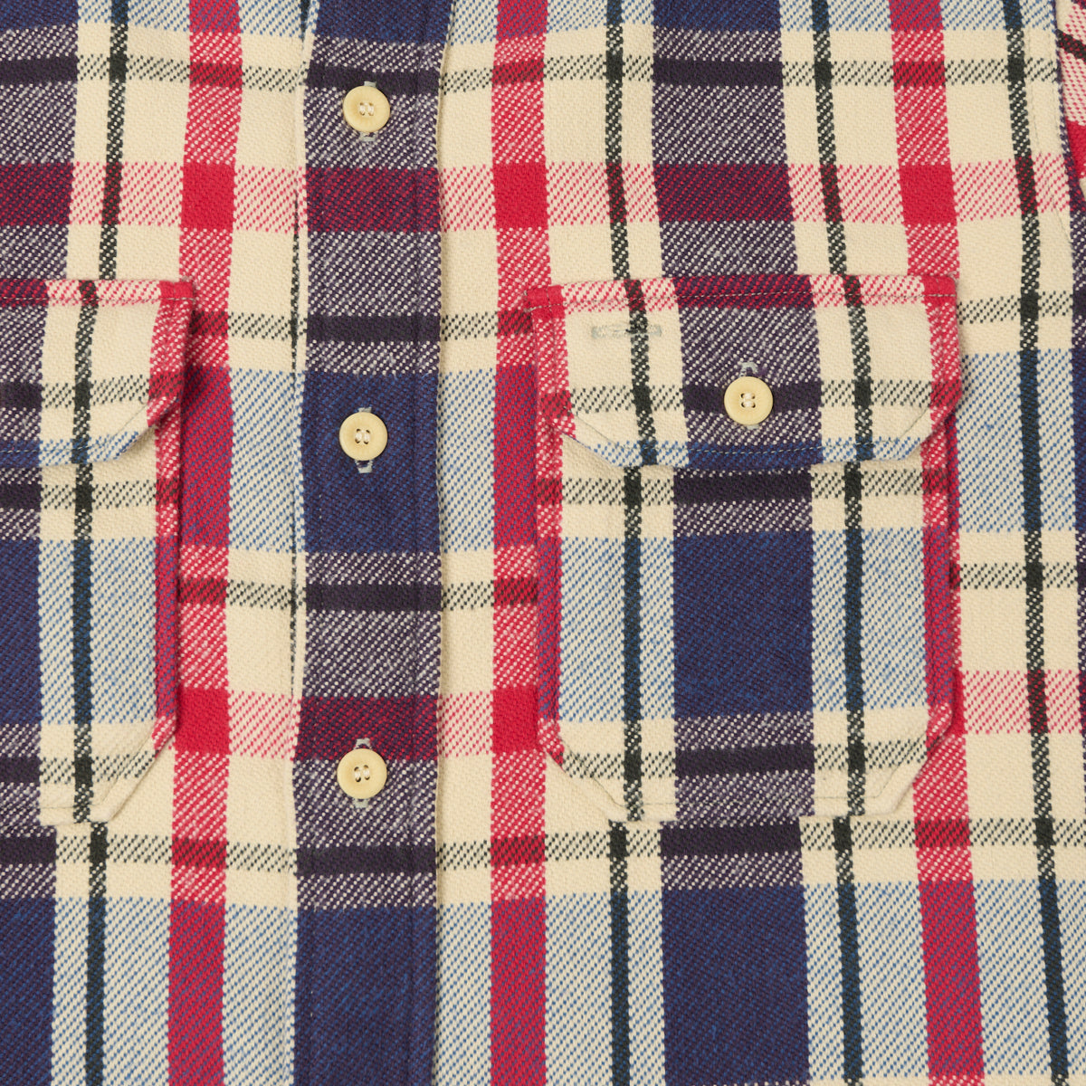 Warehouse & Co 3104 Plaid Flannel Shirt - Blue/Red
