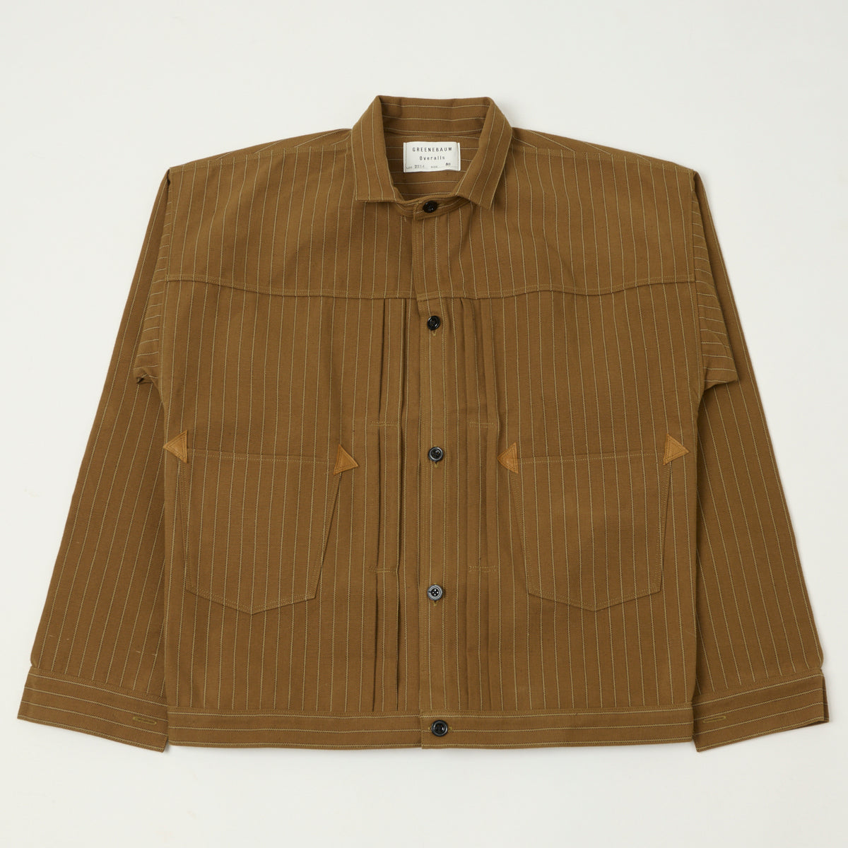 Warehouse & Co 2214 'Greenebaum' 1880s Heavy Leather Bound Jacket - Duck Stripe