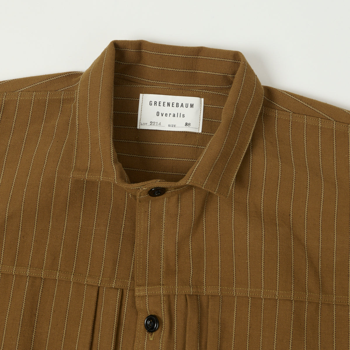 Warehouse & Co 2214 'Greenebaum' 1880s Heavy Leather Bound Jacket - Duck Stripe