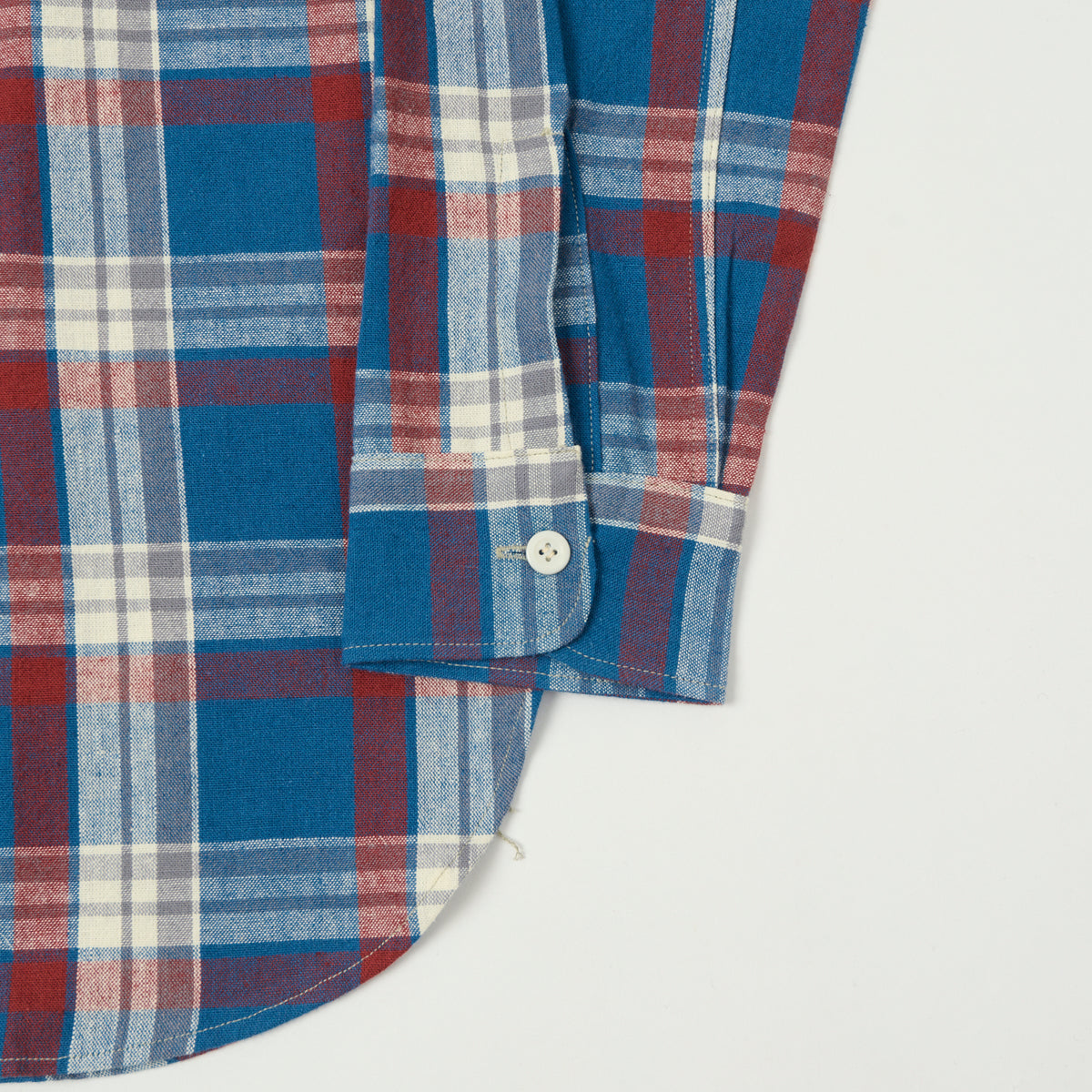 Warehouse & Co 3055 Duck Digger Plaid Work Shirt - Blue